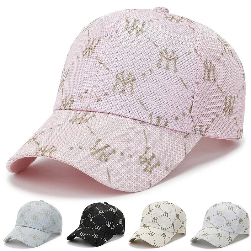 棒球帽女夏季遮阳太阳帽透气帽子网帽韩版潮户外百搭鸭舌帽男