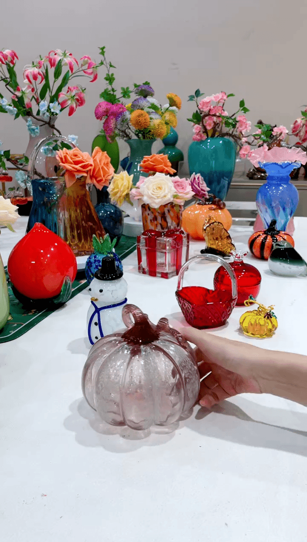 【闪购商品】琉璃手工艺品m459南瓜  微瑕