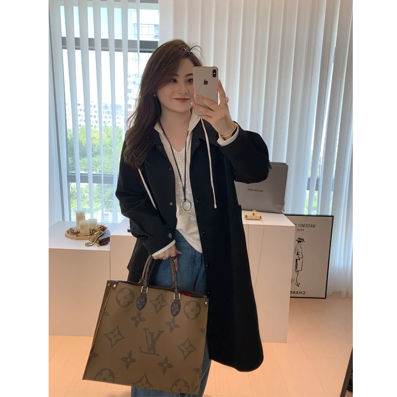 【胖佳佳】费城故事 风衣外套秋季气质百搭H624T11463/H624T13709