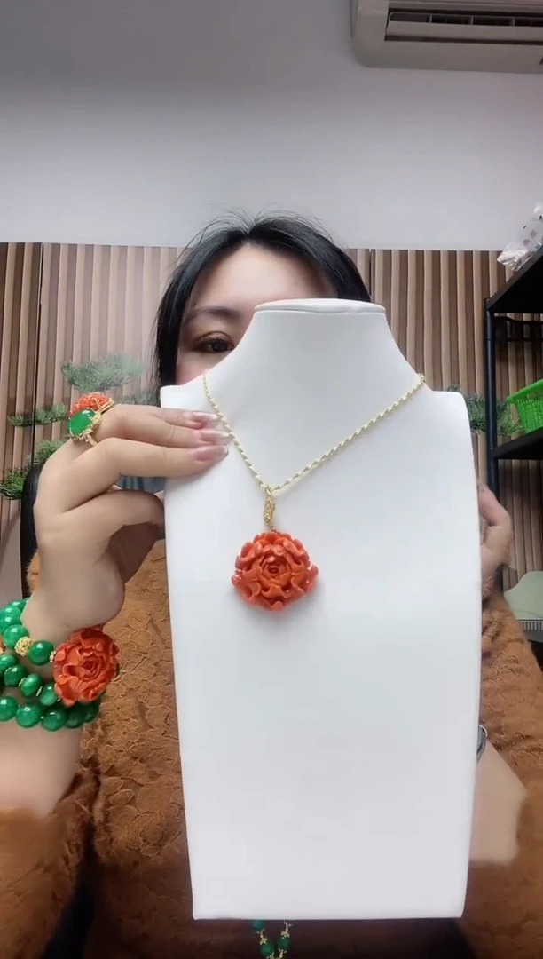 【闪购商品】南红玛瑙颈饰合金257
