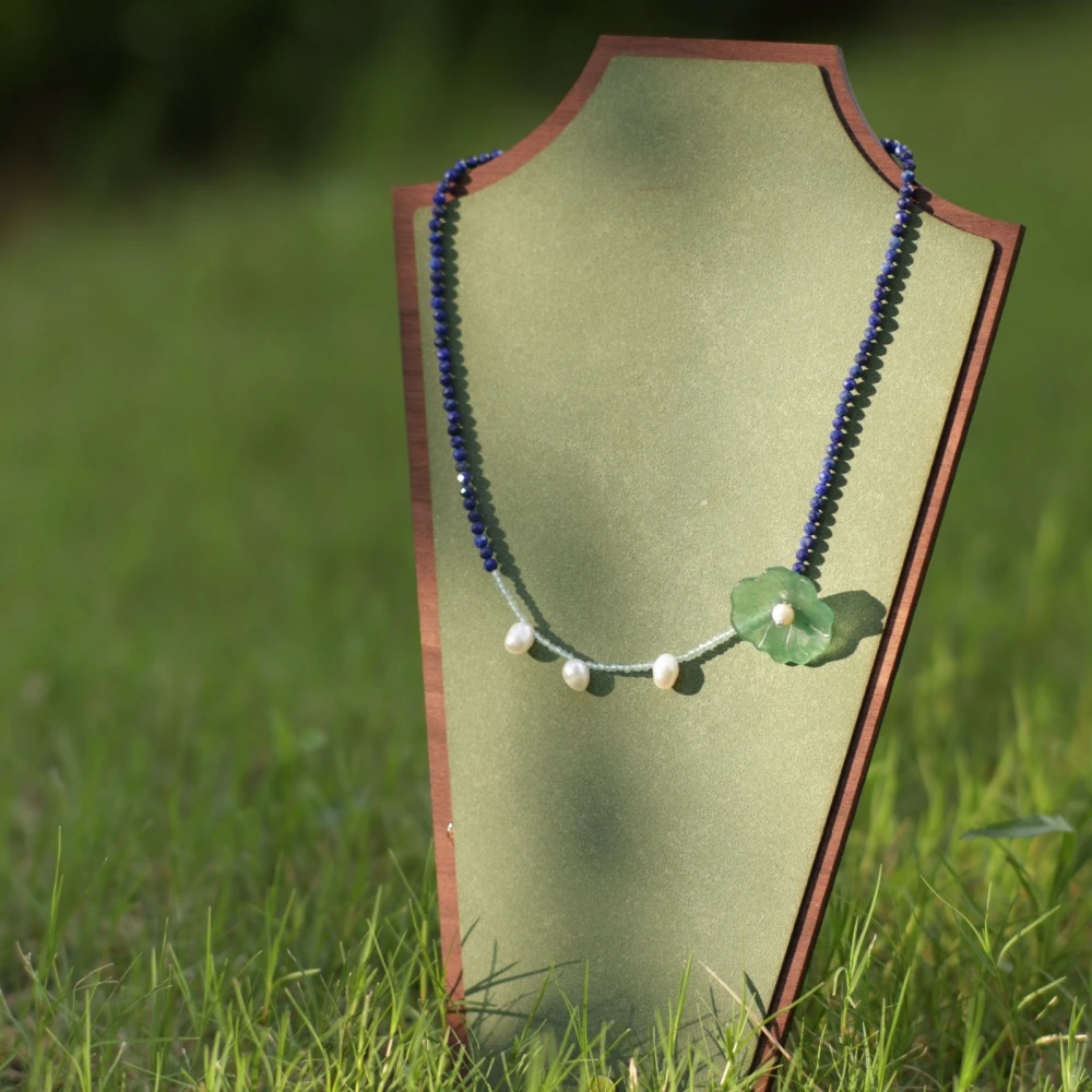 非金属木质耳饰 【枕秋水】原创中式创意饰品东方美学