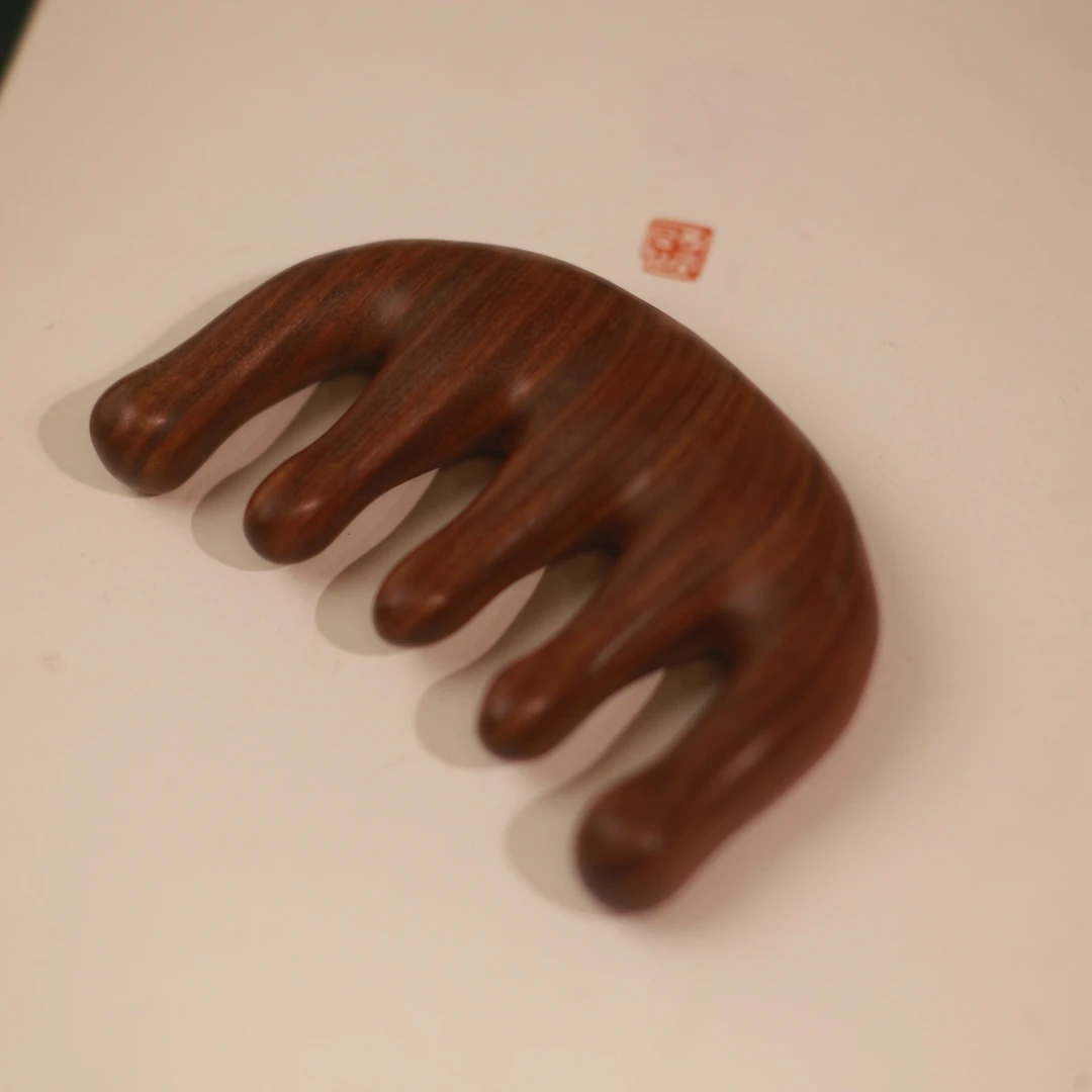 隐木粉丝福利绿檀按摩梳