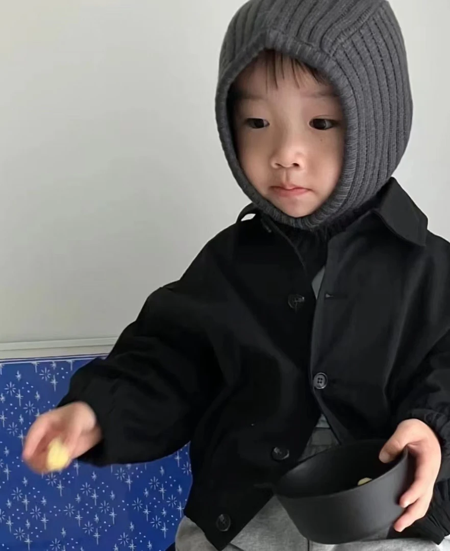 4色风雪帽护耳护脖一体针织帽（不支持退货)