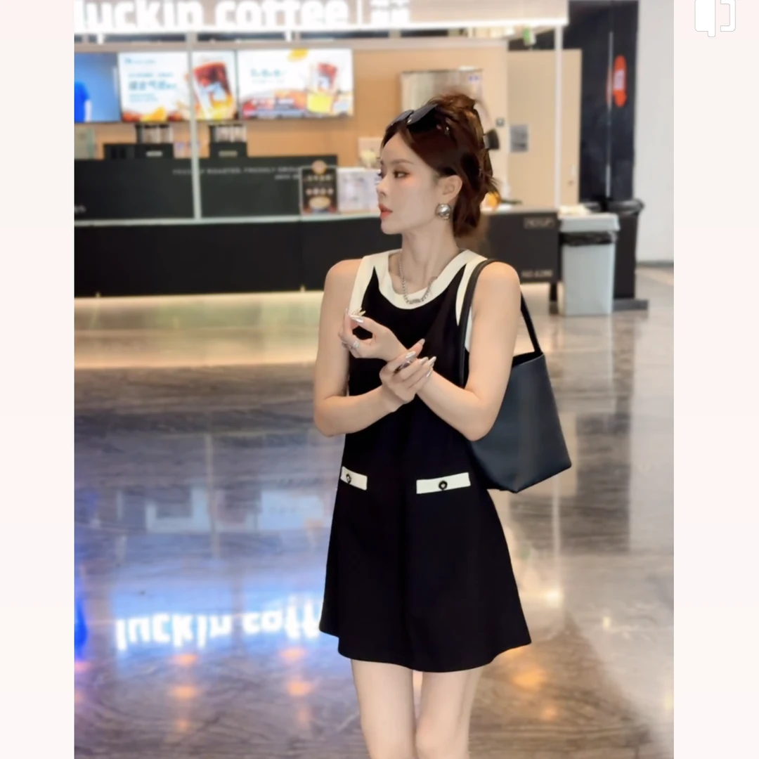【晓溪服饰】2024年夏季新款简约时尚小香风女装连衣裙2242