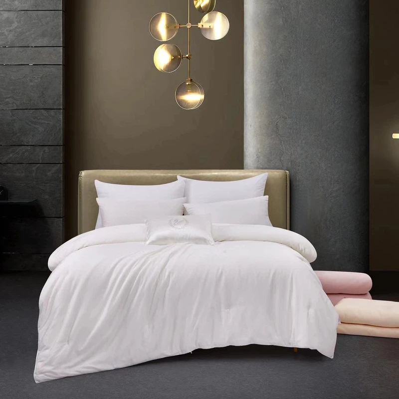 【明超家纺】蚕丝被春秋被100%蚕丝家用抗菌高端被子