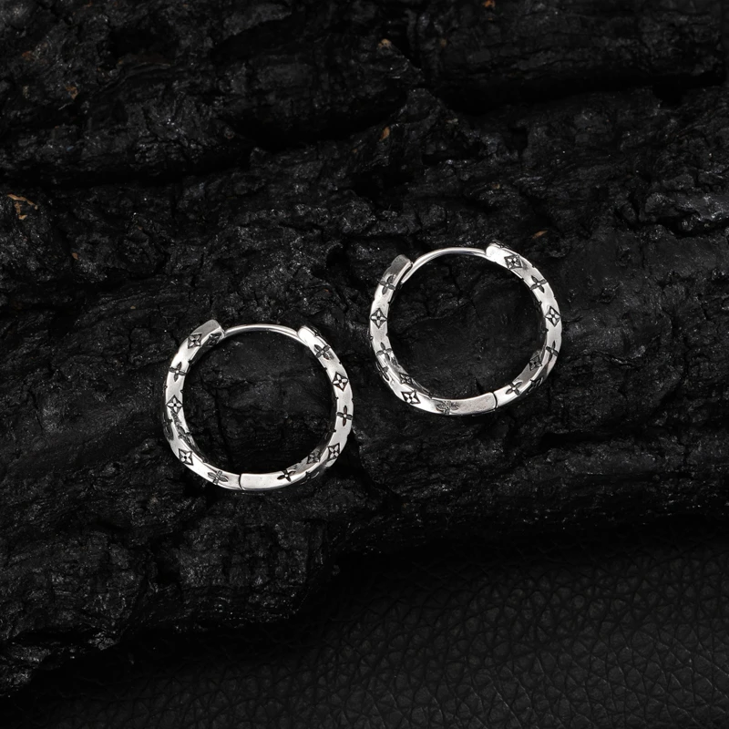 925银耳饰 HED910【洛洛黛安耳钉】银女个性时尚扭线耳简约百搭