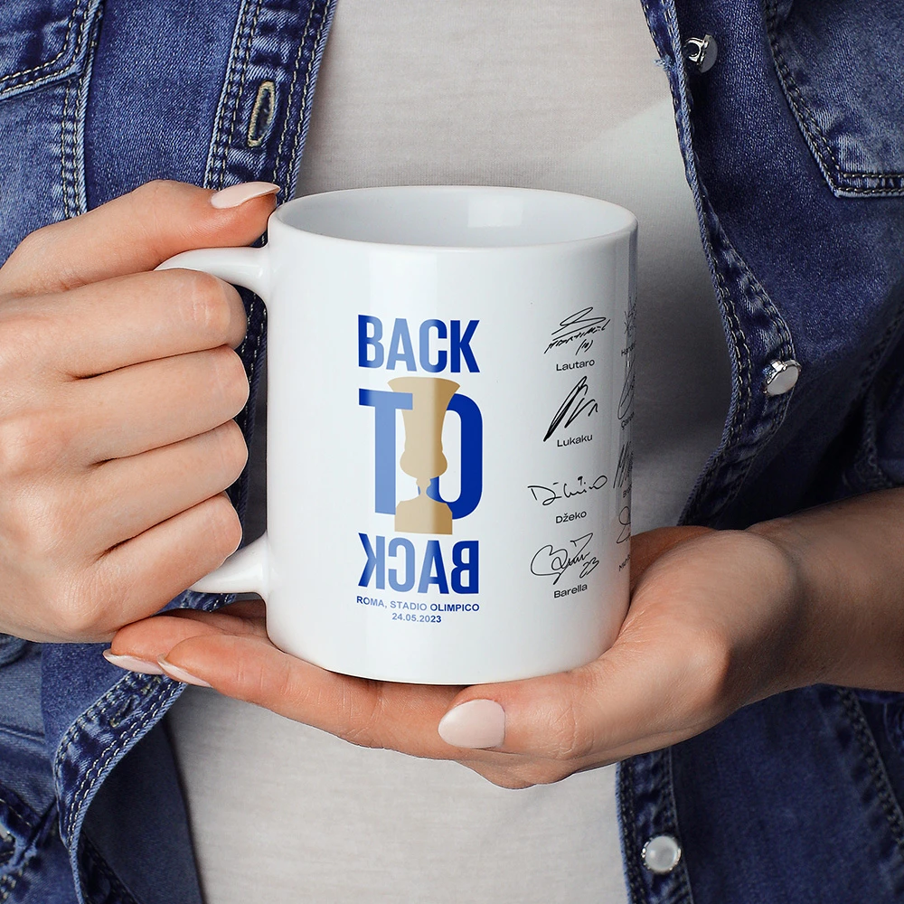 23年国米意大利杯签名陶瓷马克杯个性潮流咖啡茶杯家用水杯礼品