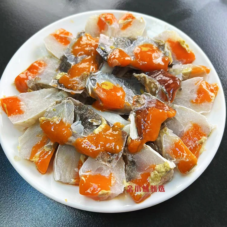 宁波舟山特产 红膏呛蟹 咸蟹江蟹生 生吃 顺丰包邮