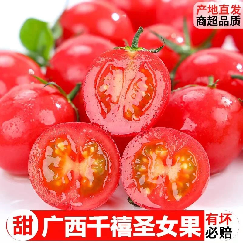 【辛平优选】广西圣女果千禧果小番茄脆甜多汁新鲜水果净重5斤装
