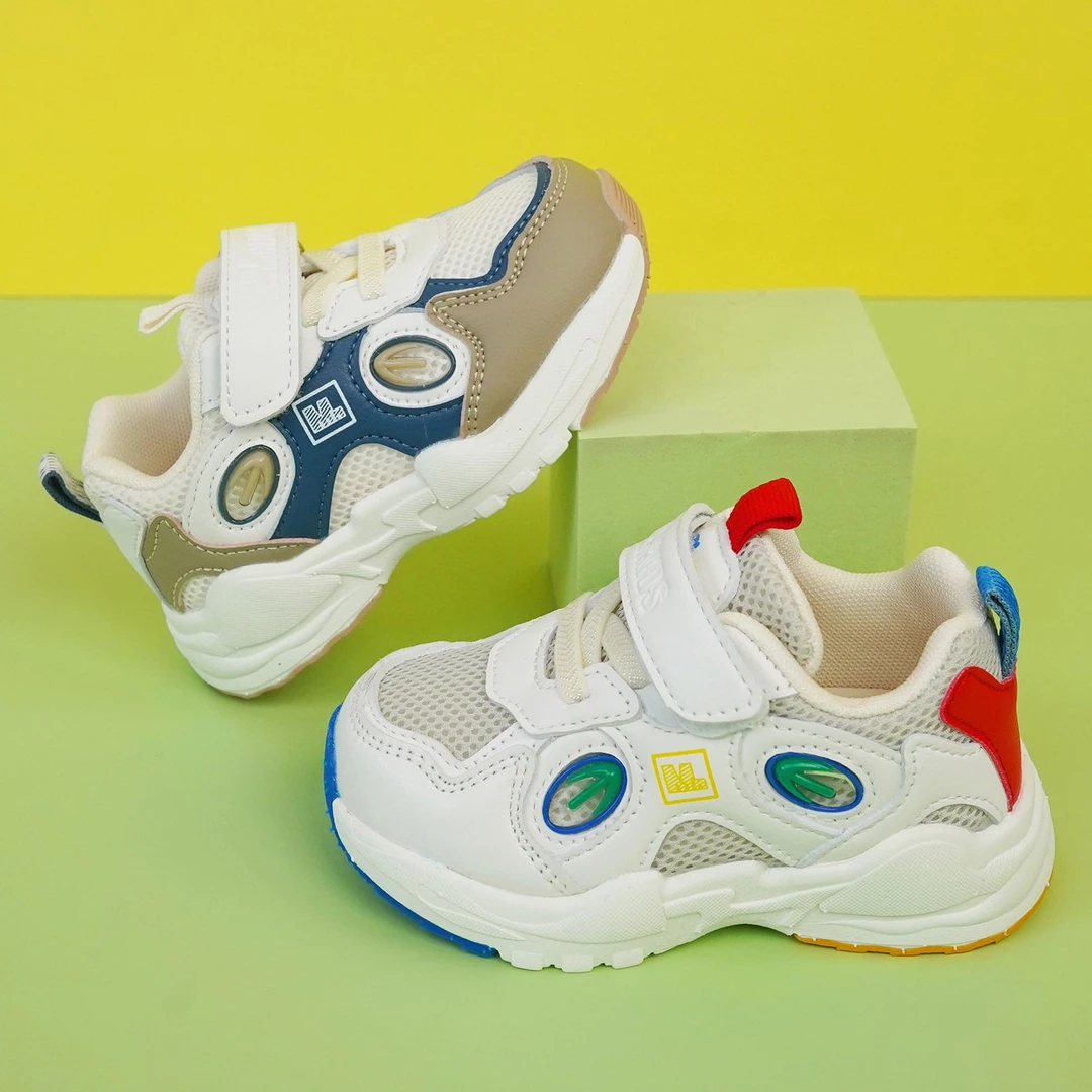 cm618几米熊宝宝机能鞋鞋女童运动鞋中小童防滑软底跑步鞋