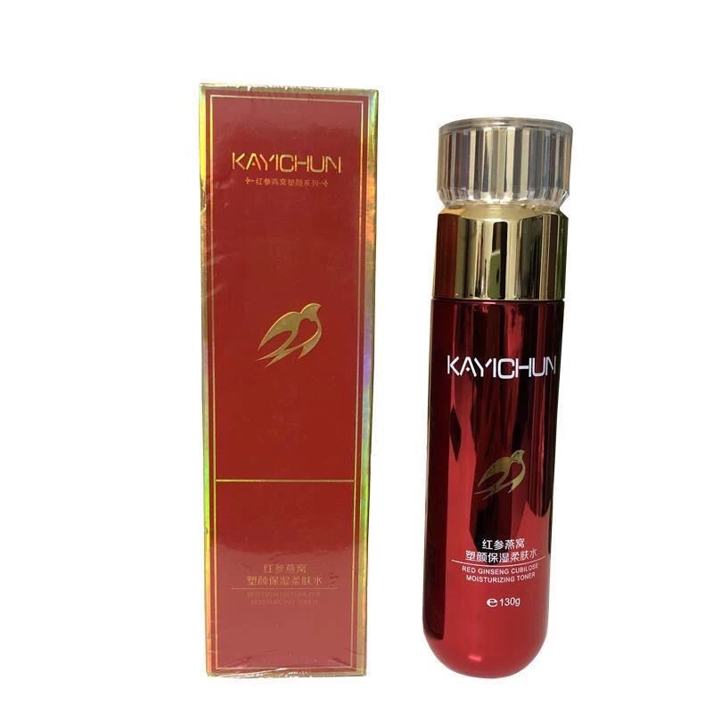 卡依纯红参燕窝素颜保湿柔肤水补水紧致修护舒缓滋润养肤塑颜多效