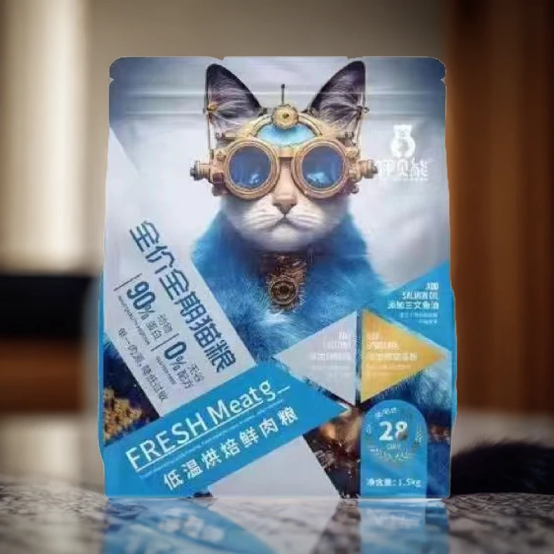 伊贝熊全阶段全价猫粮英短布偶低温烘焙鲜肉冻干无谷营养适口性粮