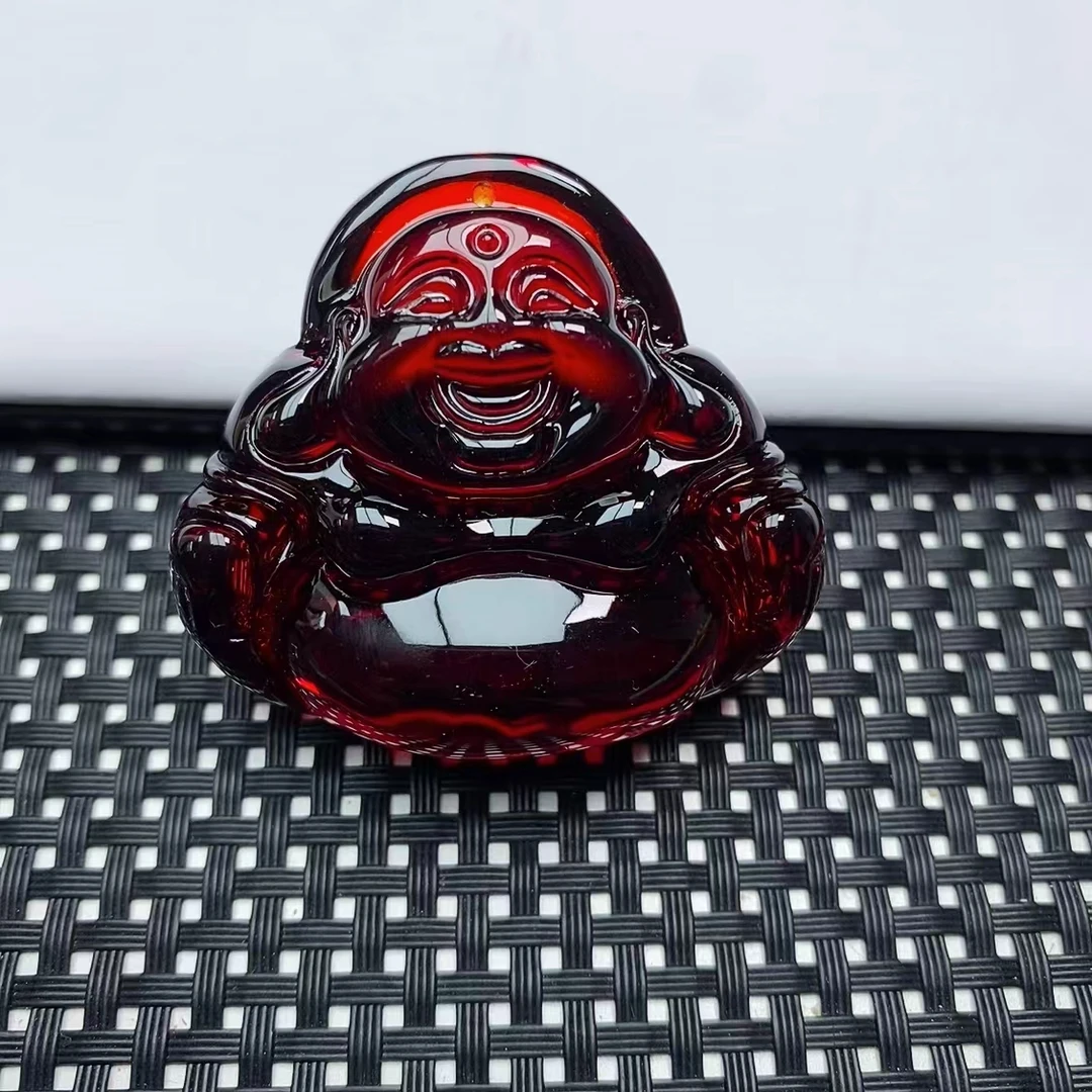 [聚小石]A371血魄佛公吊坠