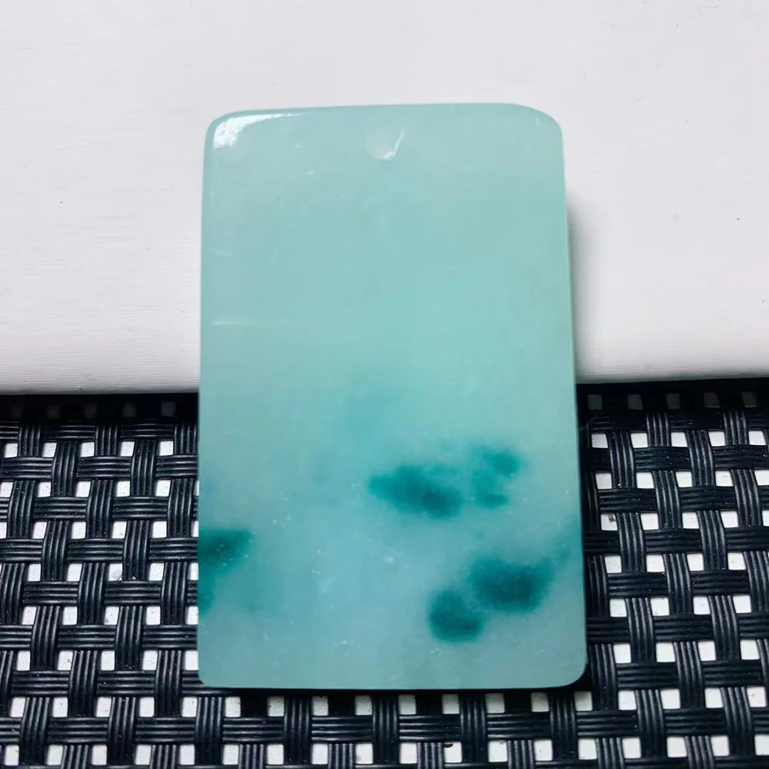 [聚小石]A230绿花方牌设计轻奢时尚手链手串项链