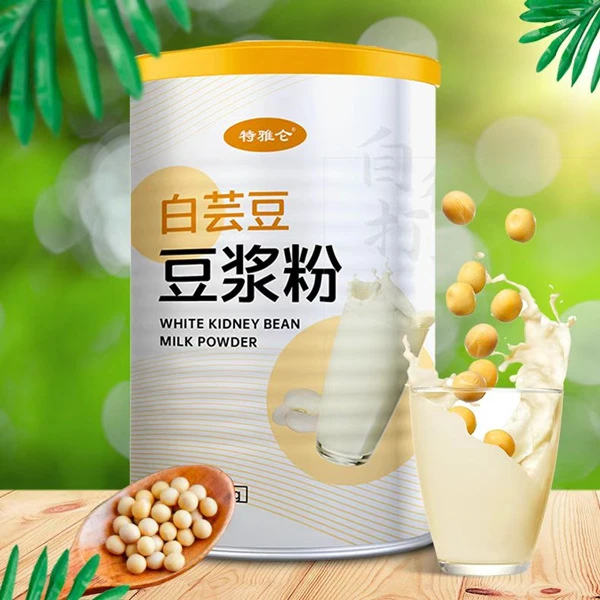 无0蔗糖白芸豆豆浆粉营养原味醇香速溶冲泡即食早餐代餐500g/罐