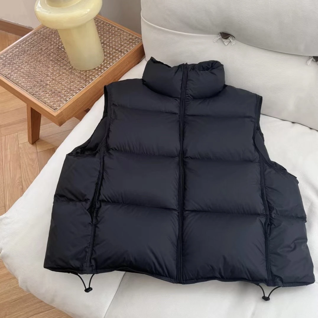 大版宽松厚实保暖三色羽绒马甲