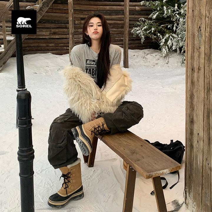 SOREL户外冬季男女同款防水干爽舒适加厚防寒保暖绒毛雪地靴【DB】