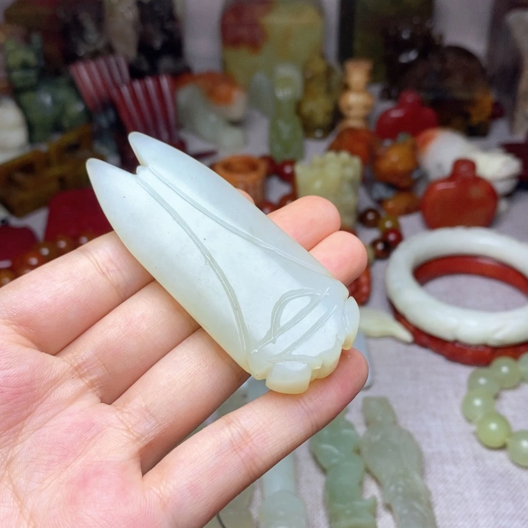 白玉菩提吊坠挂件