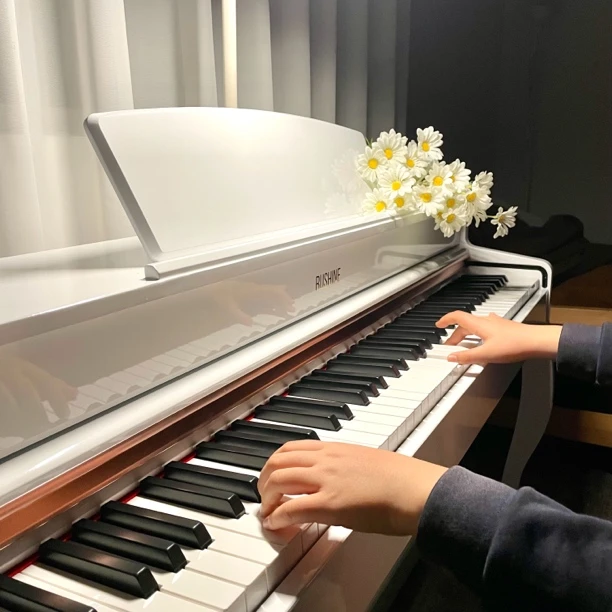 日本RUSHINE 【专业演奏电钢琴 3分钟能上手】99%重锤百万钢琴音色