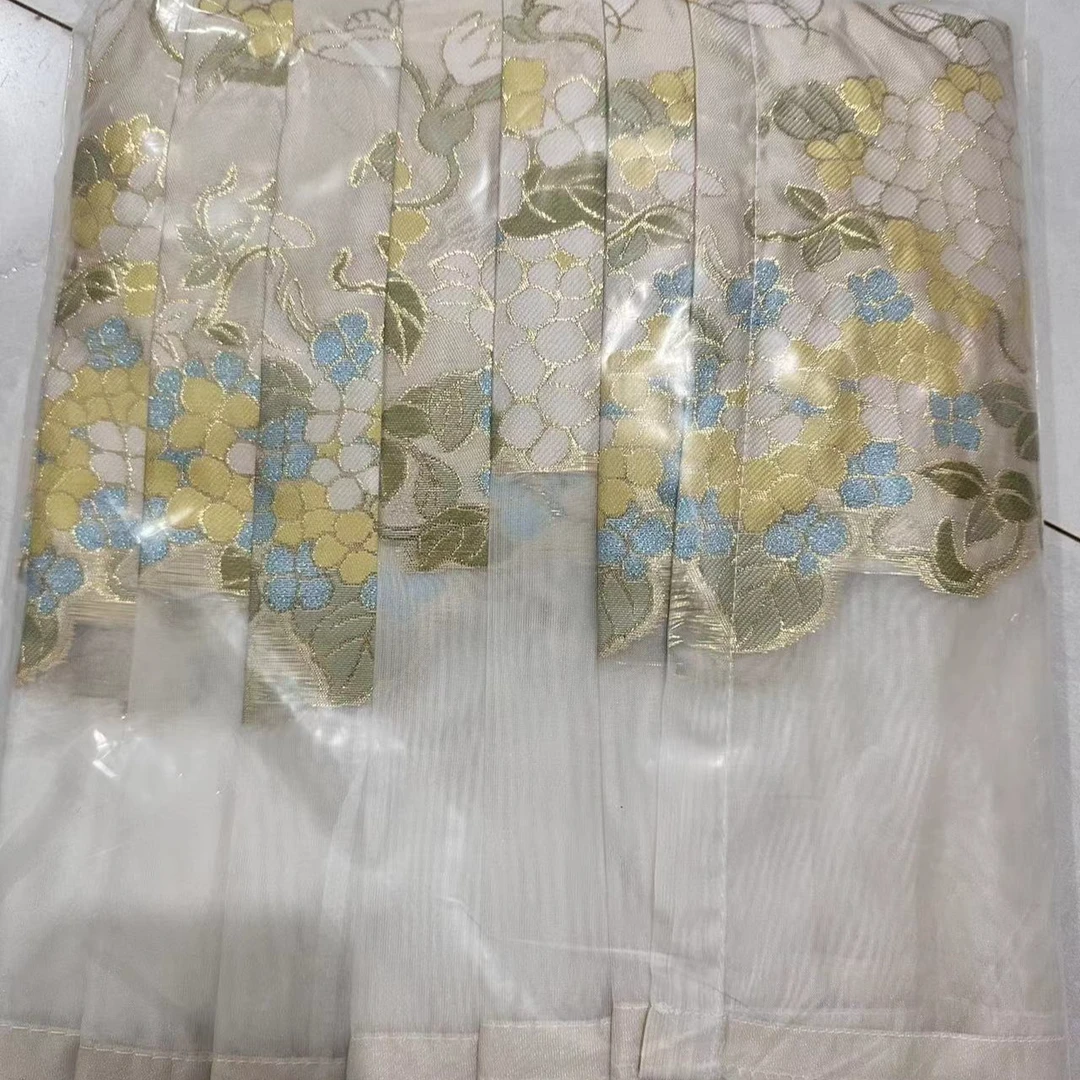 【花海】织金妆花剪花马面裙八分裙