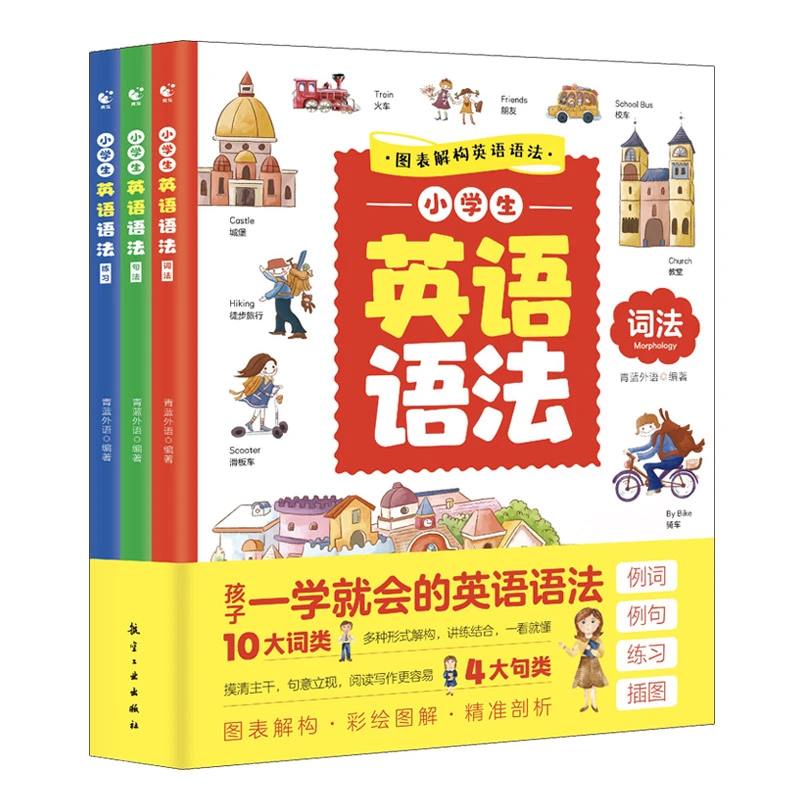 小学生英语语法全3册重点攻关篇句法练习篇训练题练习题习题册