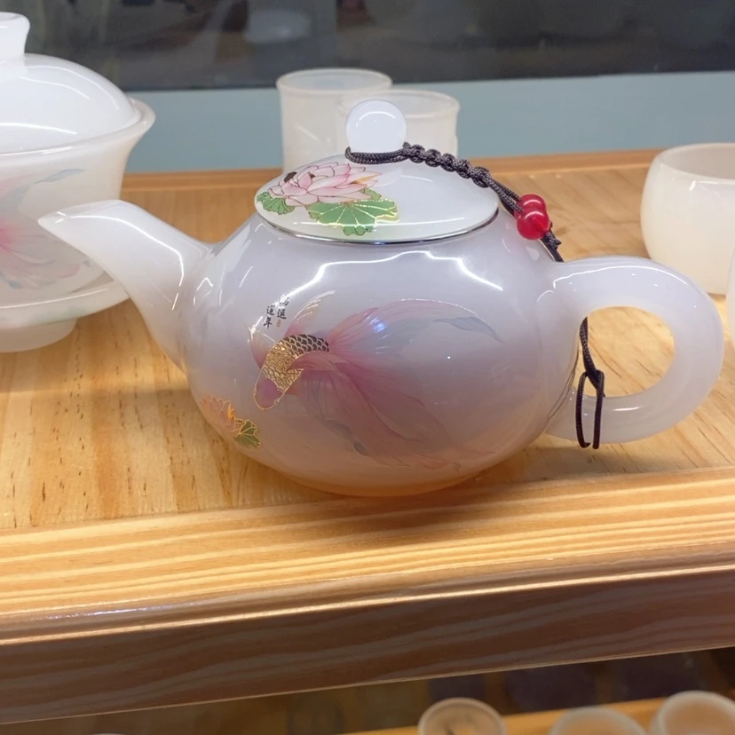 【闪购商品】琉璃不****❤鱼壶差价