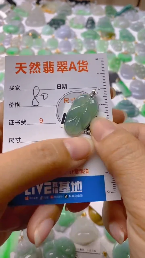 【闪购商品】翡翠颈饰18K金镶嵌1
