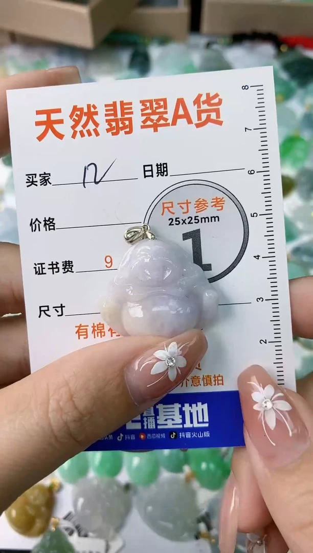 【闪购商品】翡翠颈饰银S925镶嵌12