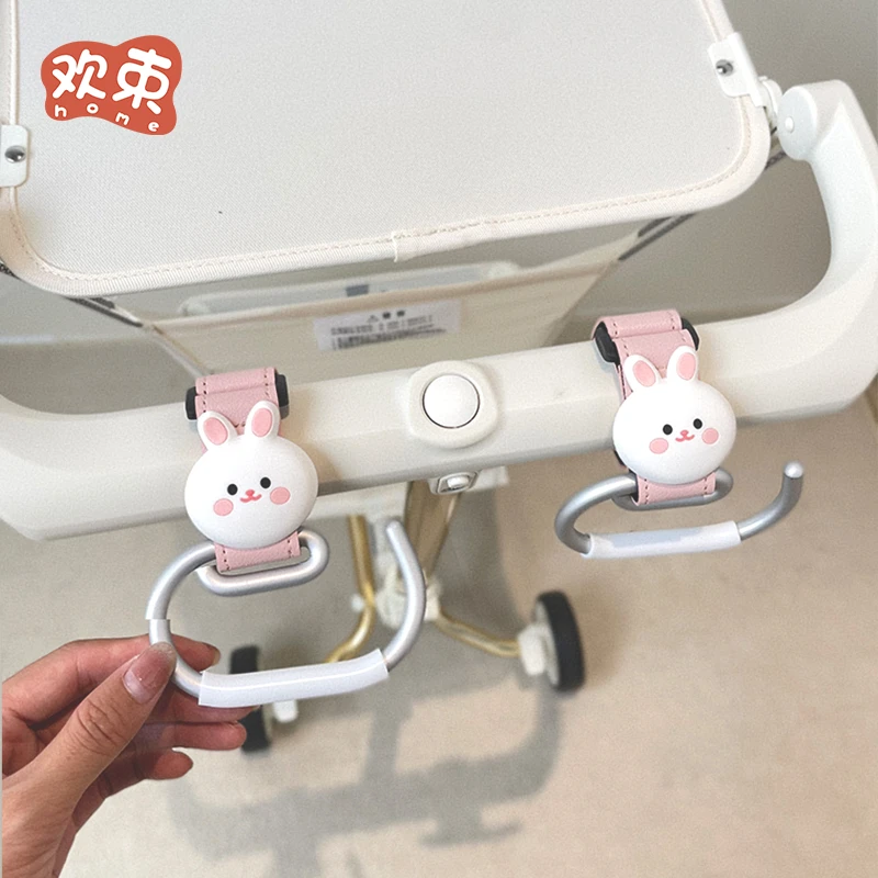 婴儿车挂钩推车专用小虎子配件遛娃神器bb车钩子黑色溜娃童车挂包