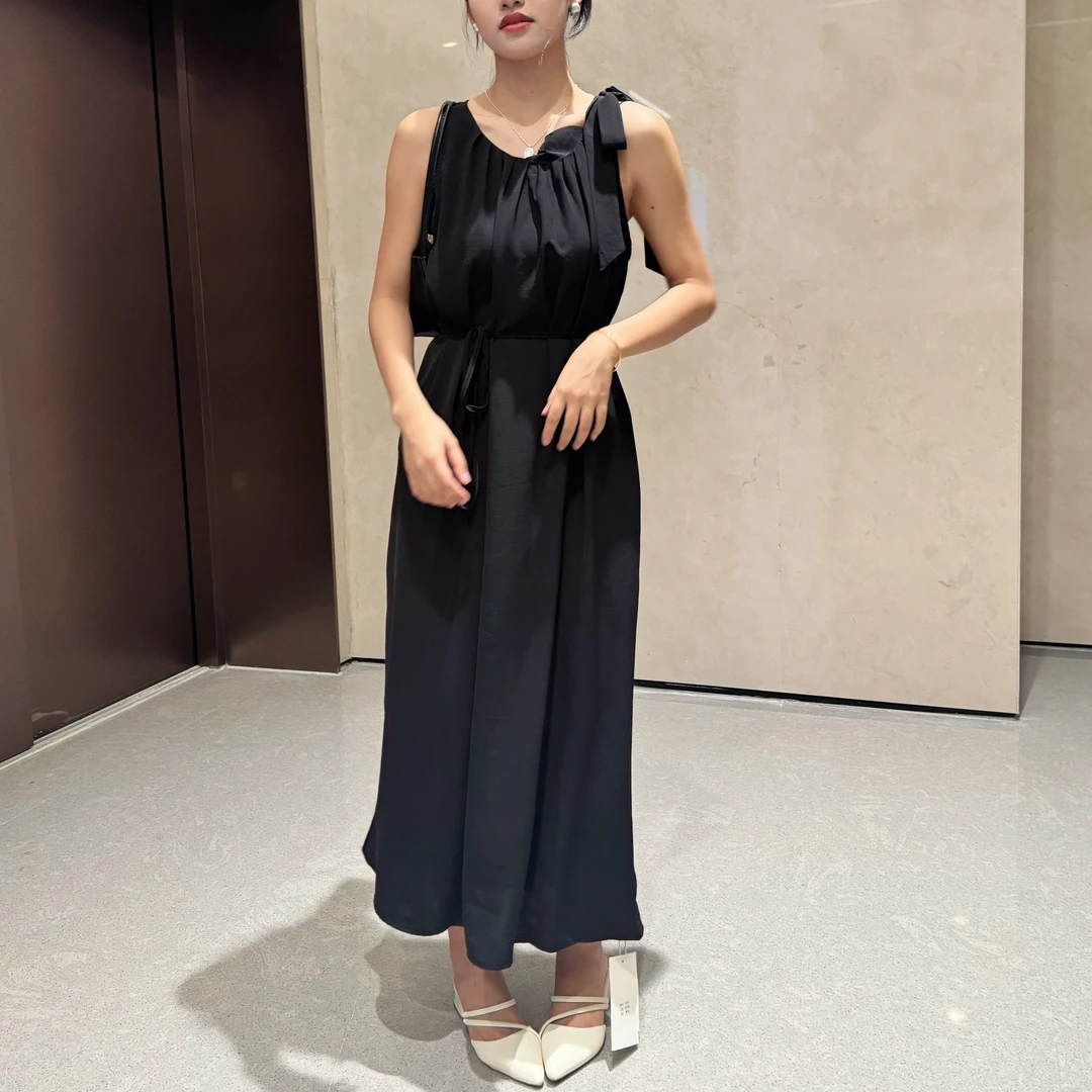 【茵茵】2024显瘦气质时尚长款女装连衣裙QZ0022