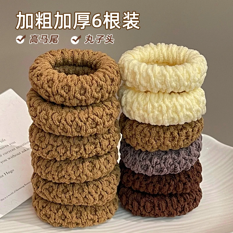 头绳女生高马尾发绳2023新款高端橡皮筋女扎头高弹力耐用发圈皮套