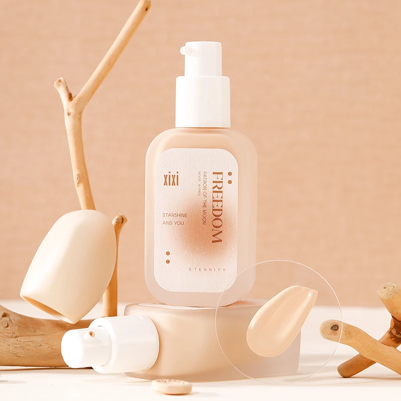 xixi无瑕持久粉底液轻薄不卡纹干皮奶油肌油皮柔雾推荐持妆 d-639