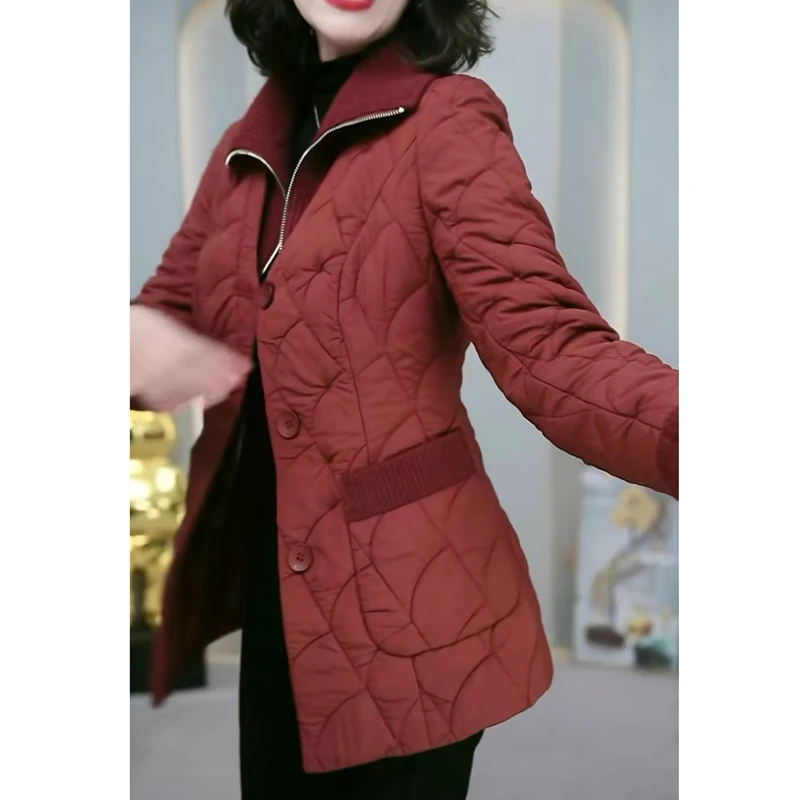 【外套】2582新款加厚保暖时尚修身显瘦女装休闲气质洋气外套