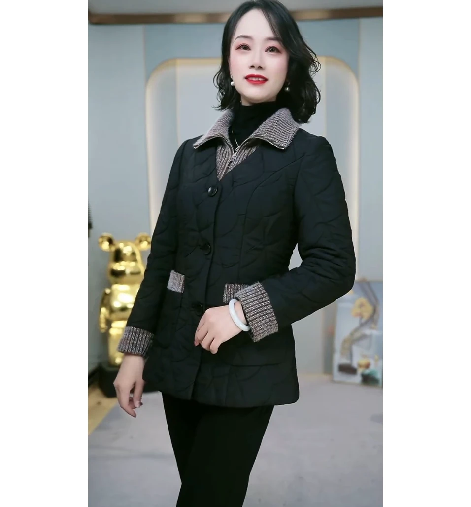 【外套】2585新款加厚保暖时尚修身显瘦女装休闲气质洋气外套