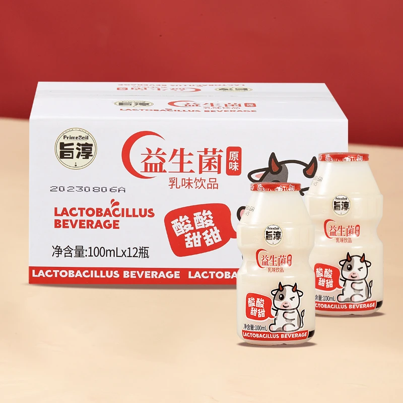 旨淳·益生菌乳味饮品100ml*12瓶/箱