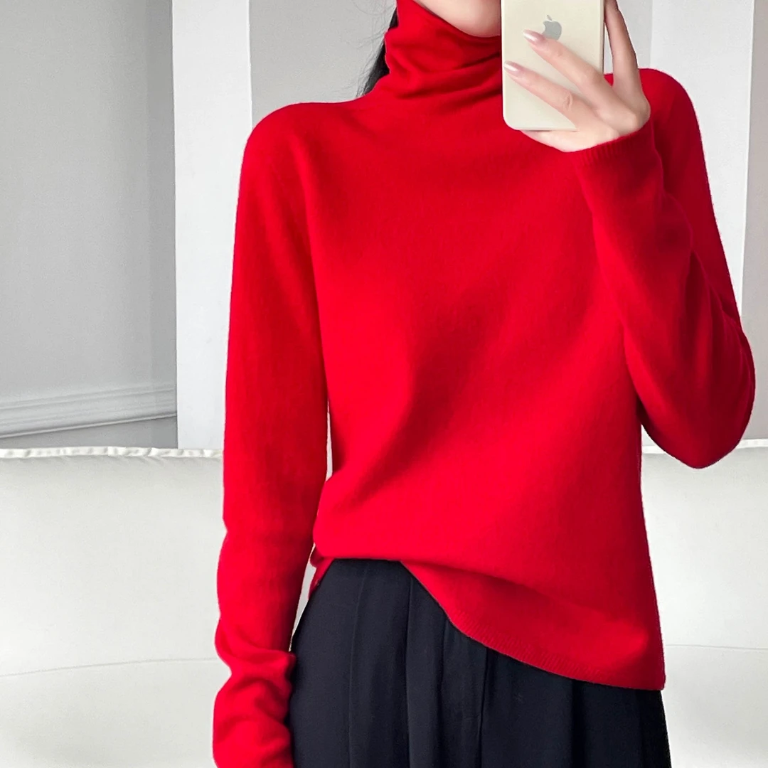 艾尚雪自由领羊绒衫