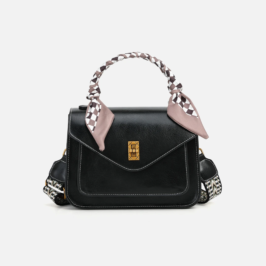 【宠粉福利】2024新款潮流百搭韩系手提单肩斜跨（送丝巾）