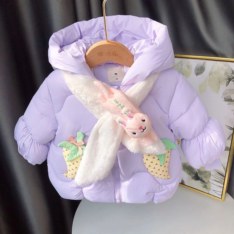巴拉巴拉1-2-3-5岁4女童2024冬季新款中小童棉衣儿童棉服外套潮女