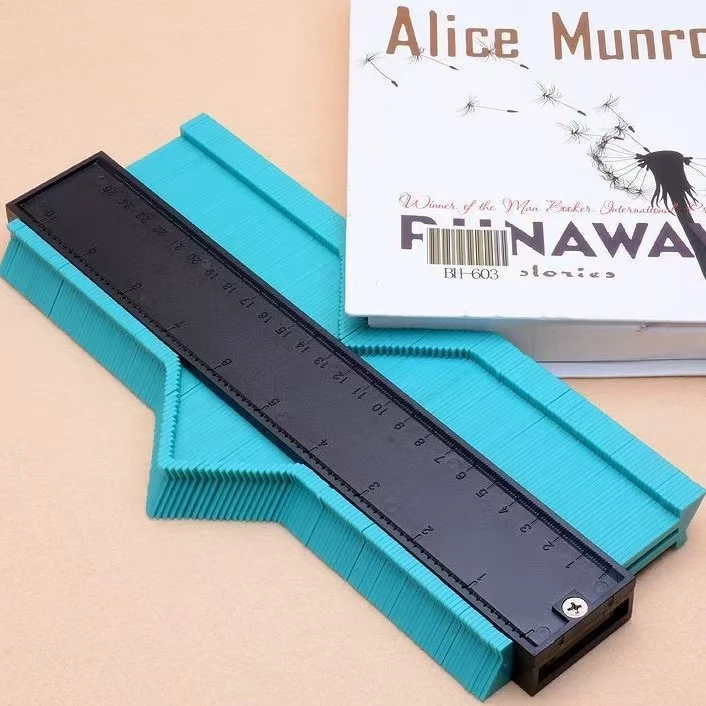 轮廓取型器弧度尺木工取角器量不规则百变曲线仿形尺5寸10寸取样