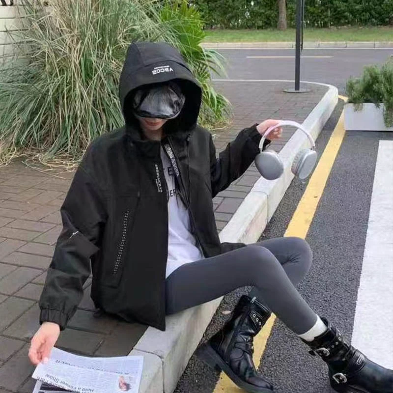 冲锋衣外套女2024新款春秋款户外防风防水三合一登山服夹克