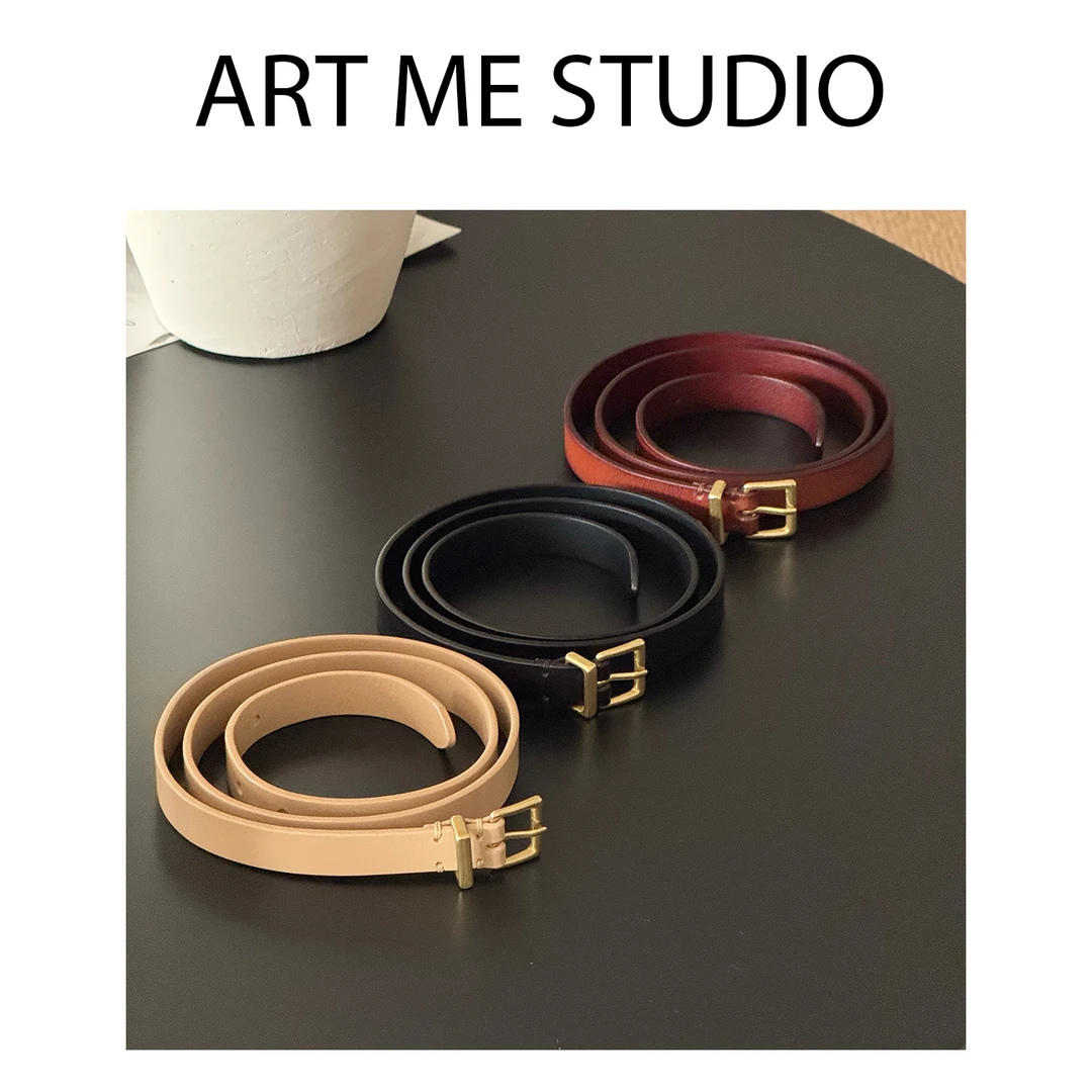 Artme瓜瓜呀【牛皮三色百搭腰带】24bb006