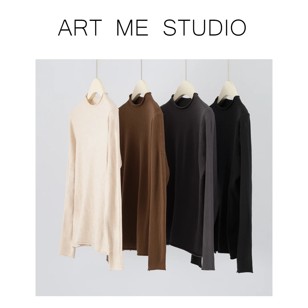 ART ME 瓜瓜呀【拿铁针织上衣】秋冬针织衫长袖时尚百搭网红b100