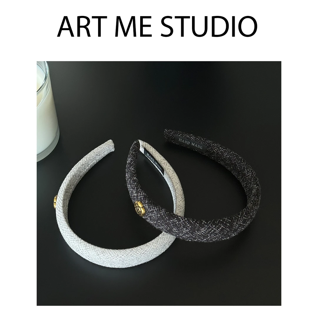 Artme瓜瓜呀【小香编织发箍】气质网红轻奢时尚百搭复古法式gzys03