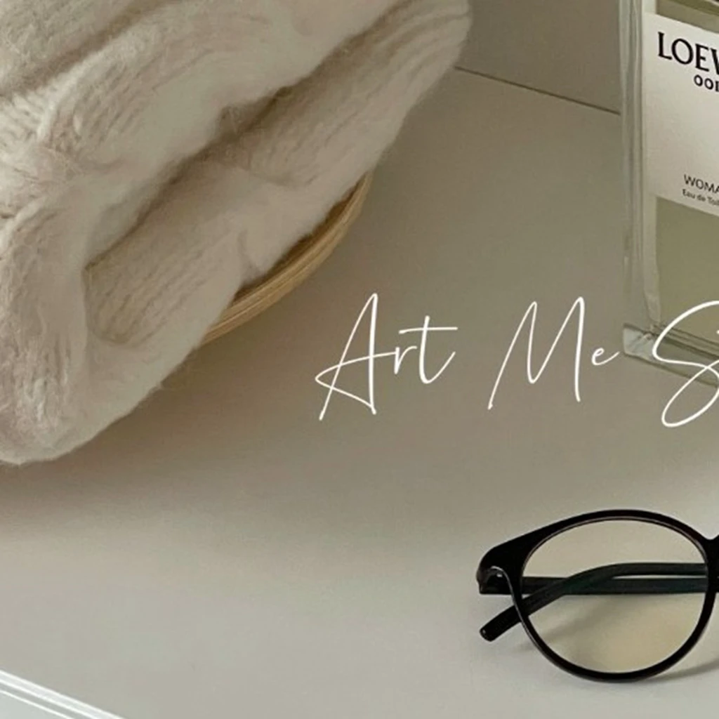 ART ME 瓜瓜呀【眼镜】百搭ins韩版黑框黑色时尚网红复古简约x0154