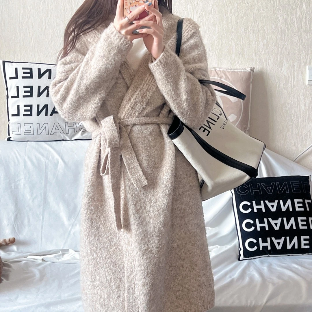 ART ME 瓜瓜呀【南方庄园大衣】气质时尚女士双面宽松中长款Z012