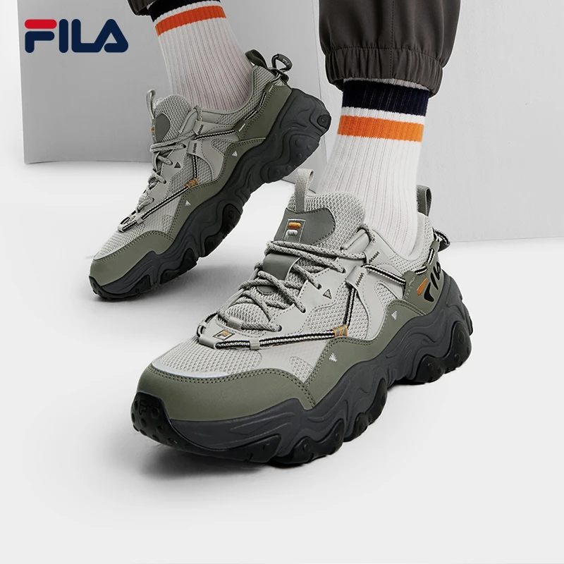 Fila/斐乐男款【秋季新品】猫爪鞋5代舒适厚底潮流ins跑步老爹鞋
