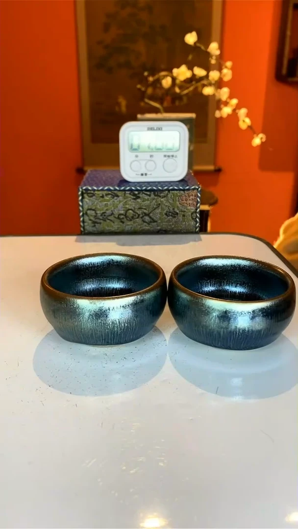 【闪购商品】瓷银毫 对杯