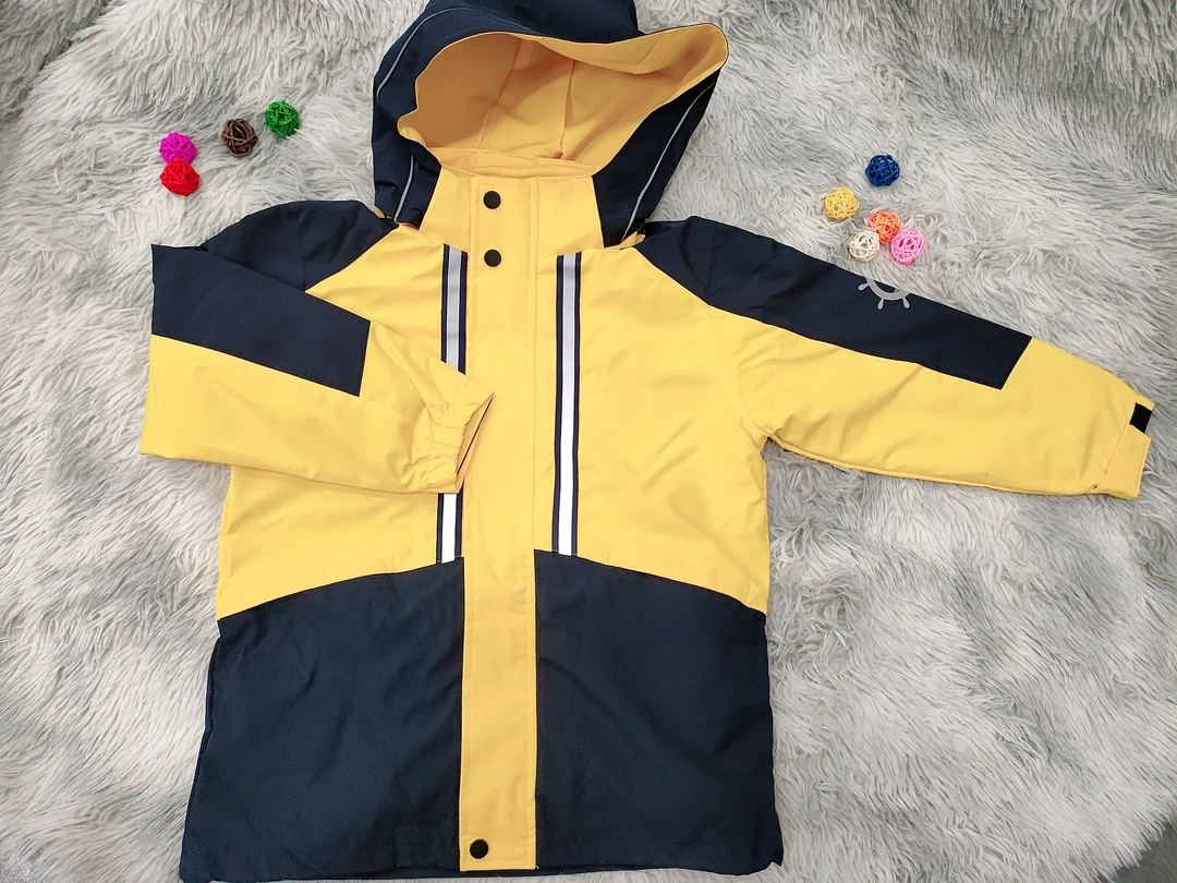 黄黑拼接两件套冲锋衣（身高➕5，偏胖➕10）