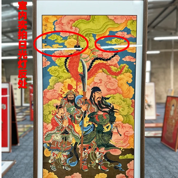 [A17关公出巡]60x120cm中国风家居装饰画办公室玄关客厅装饰画