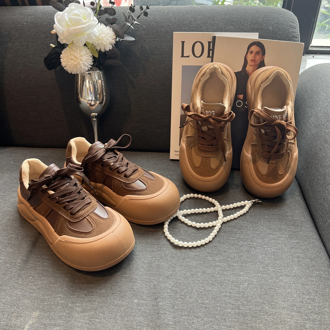 Nz--【软饼干】秋季百搭一脚蹬萌萌勃肯鞋